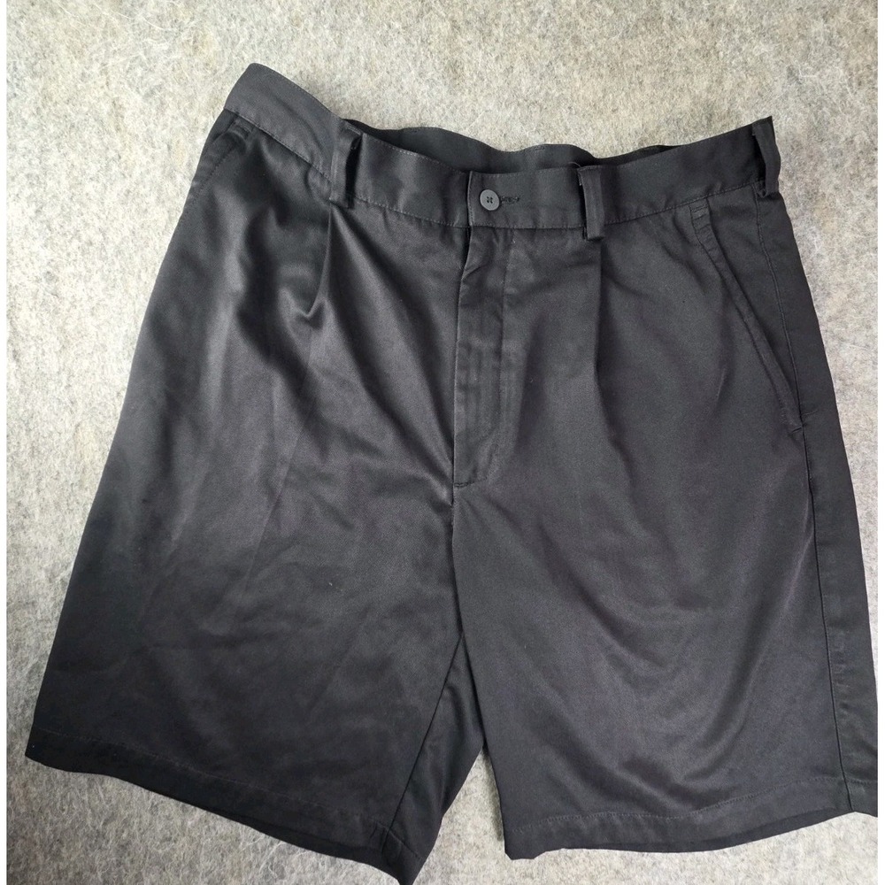 Nike Golf Shorts Mens Size 34 Black Chino Pleated